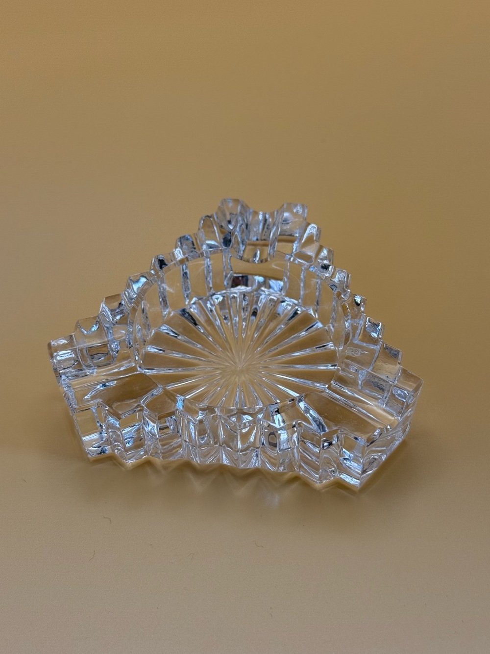 Vintage crystal ashtray made in Germany